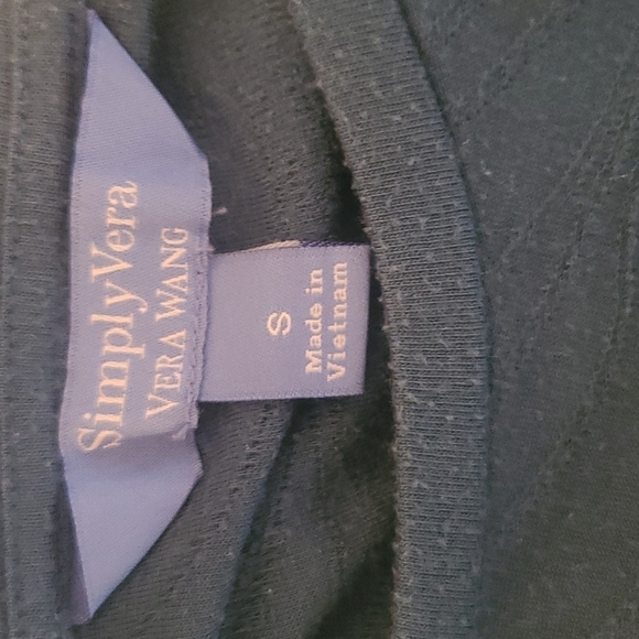 VERAWANG textured short sleeve shirt sz Small - Picture 3 of 3